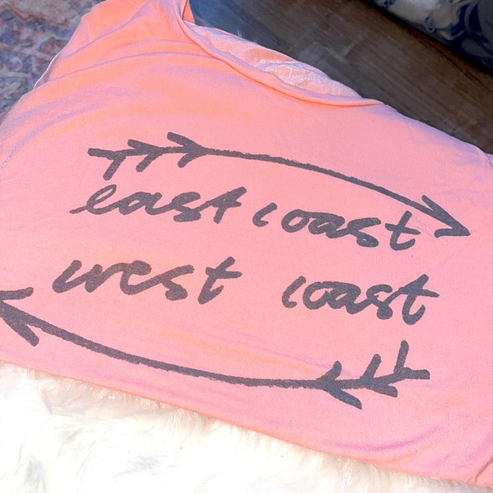 East Coast West Coast peach American eagle tank